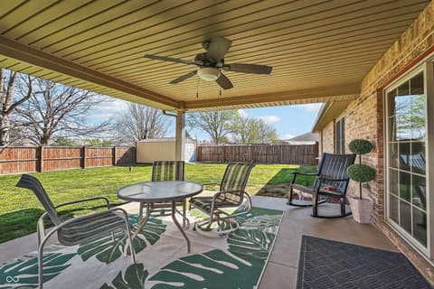 Outdoor living area at 1839 Richards Drive, Seymour, IN