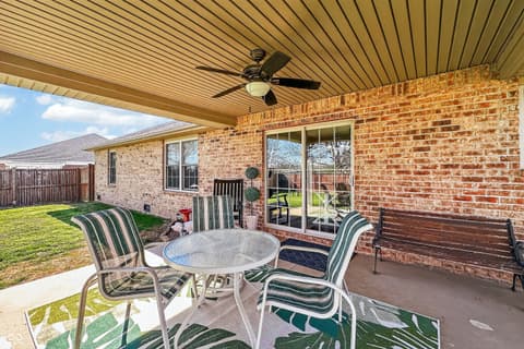 Outdoor living area at 1839 Richards Drive, Seymour, IN