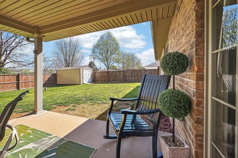 Outdoor living area at 1839 Richards Drive, Seymour, IN
