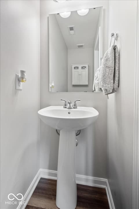 Bathroom at 9707 Violet Circle, Indianapolis, IN