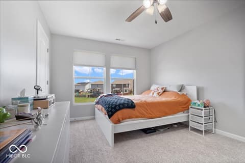 Bedroom at 9707 Violet Circle, Indianapolis, IN