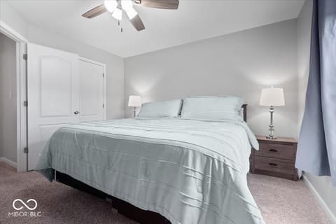 Bedroom at 9707 Violet Circle, Indianapolis, IN
