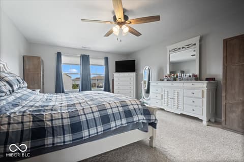 Bedroom at 9707 Violet Circle, Indianapolis, IN