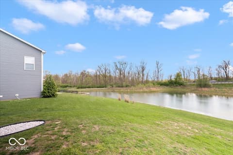 Yard at 9707 Violet Circle, Indianapolis, IN
