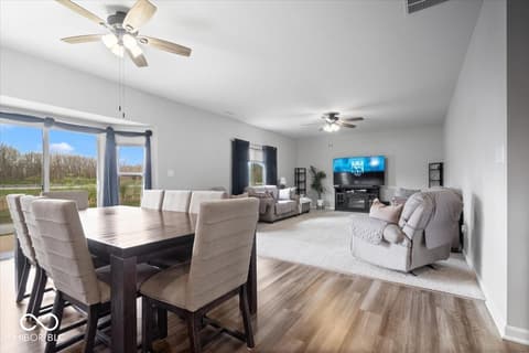 Dining room at 9707 Violet Circle, Indianapolis, IN