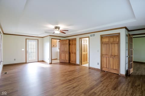 Primary bedroom at 1076 Chipmunk Lane, Pendleton, IN