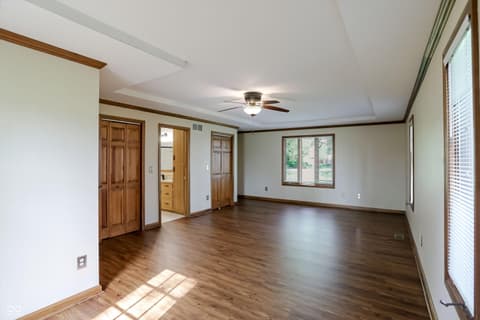 Primary bedroom at 1076 Chipmunk Lane, Pendleton, IN