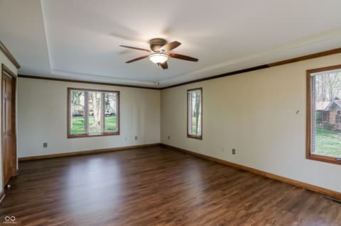 Primary bedroom at 1076 Chipmunk Lane, Pendleton, IN