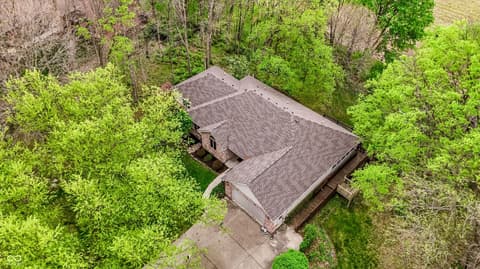 Aerial view at 1076 Chipmunk Lane, Pendleton, IN