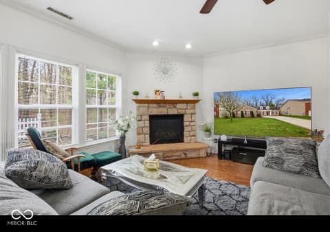 Living room at 344 Legacy Boulevard, Greenwood, IN
