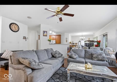 Living room at 344 Legacy Boulevard, Greenwood, IN