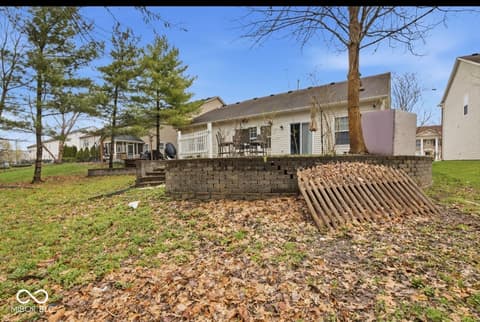 Backyard at 344 Legacy Boulevard, Greenwood, IN