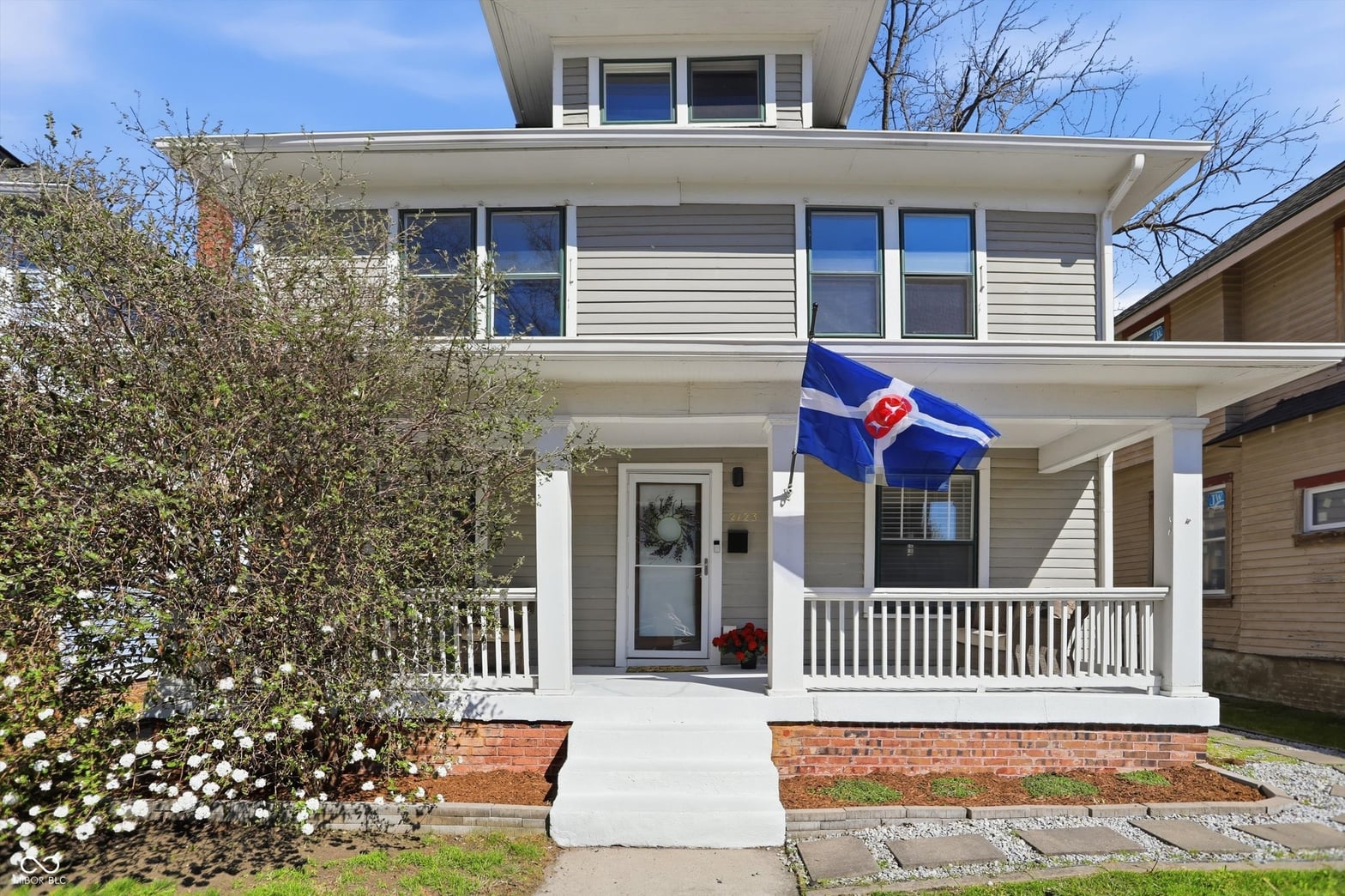 Front exterior at 2123 N Talbott Street, Indianapolis, IN