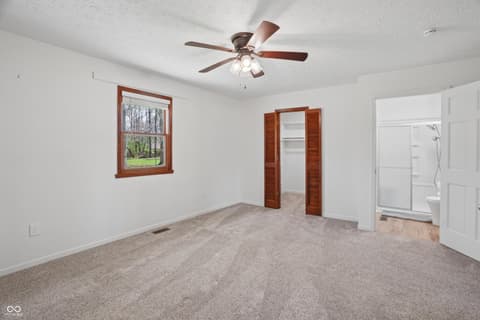 Bedroom at 10261 N Rooker Road, Mooresville, IN