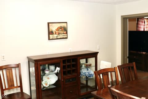 Dining room at 15241 E Jackson Road, Hope, IN