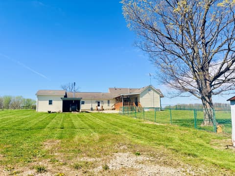 Backyard at 15241 E Jackson Road, Hope, IN