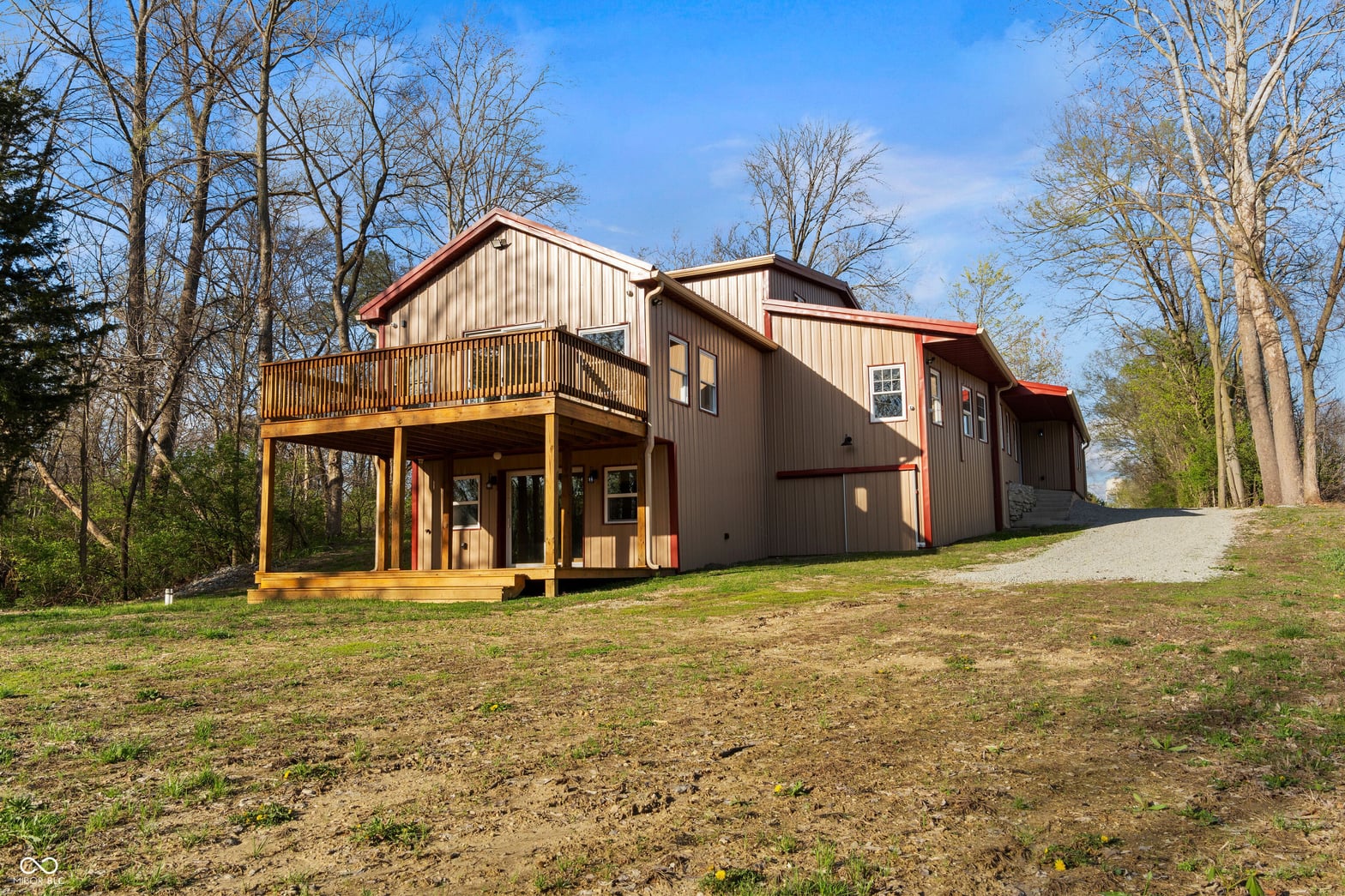 Backyard at 118 N Huston Street, Ingalls, IN