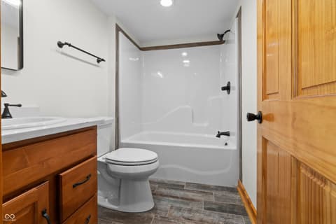 Bathroom at 118 N Huston Street, Ingalls, IN