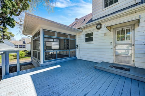 Outdoor living area at 6644 E Washington Street, Indianapolis, IN