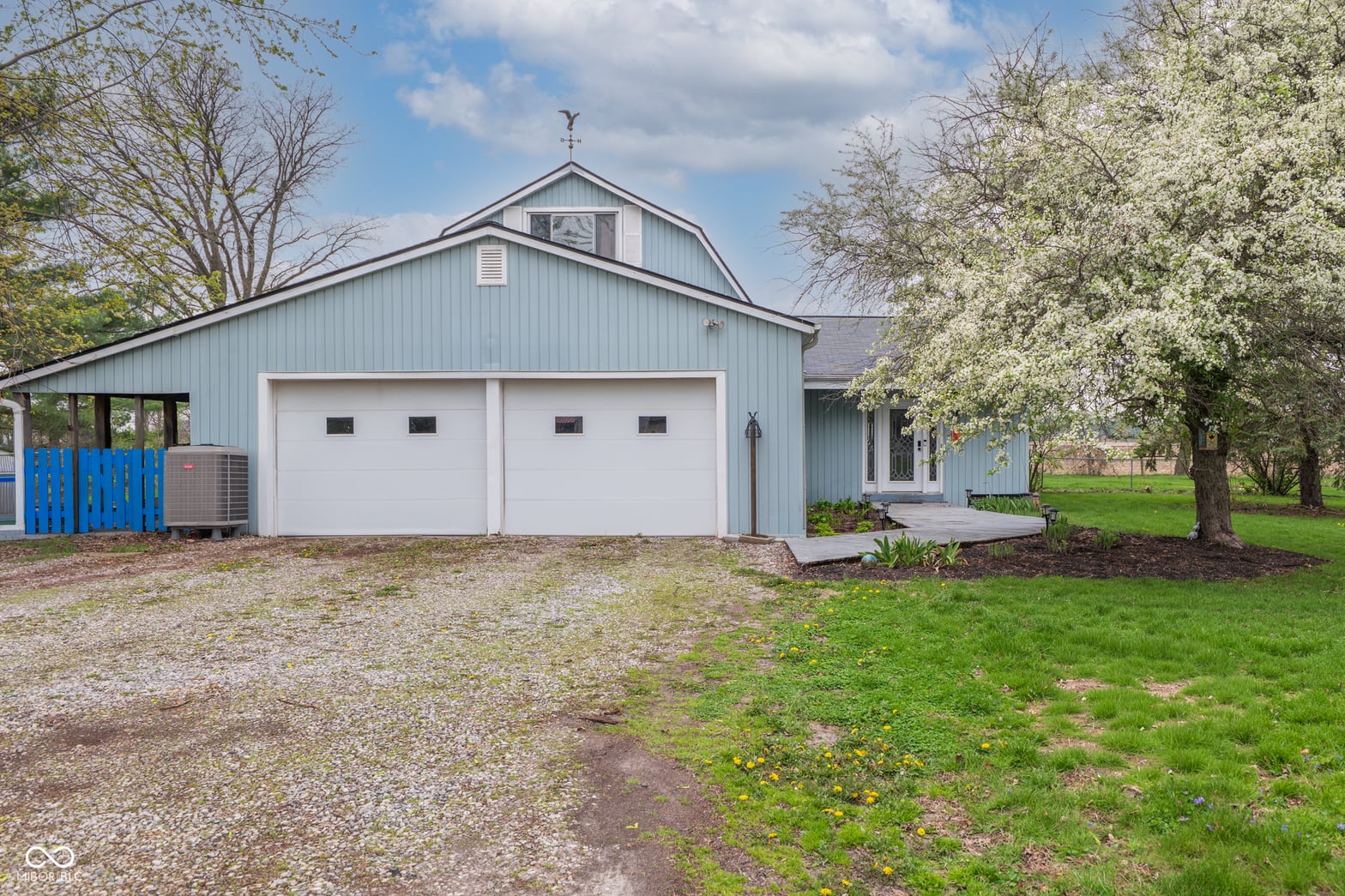 Front exterior at 17999 Durbin Road, Noblesville, IN
