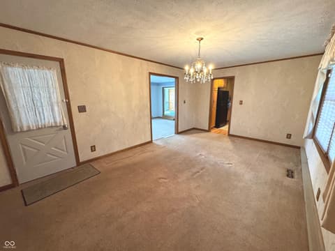 Dining room at 353 E Rivercrest Drive, Rushville, IN