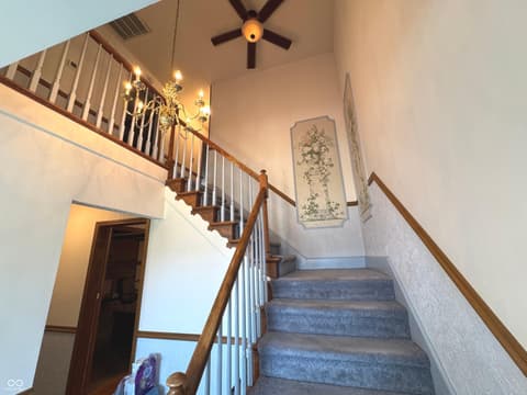 Stairs — 353 E Rivercrest Drive, Rushville, IN