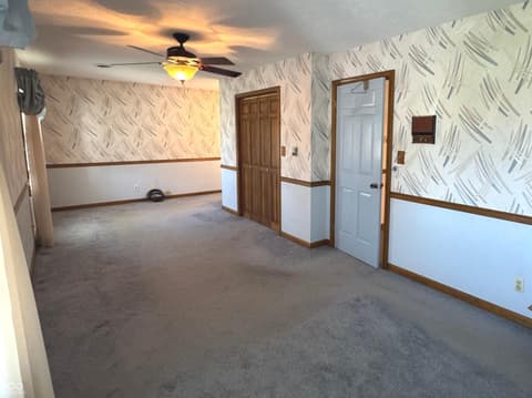 Primary bedroom at 353 E Rivercrest Drive, Rushville, IN