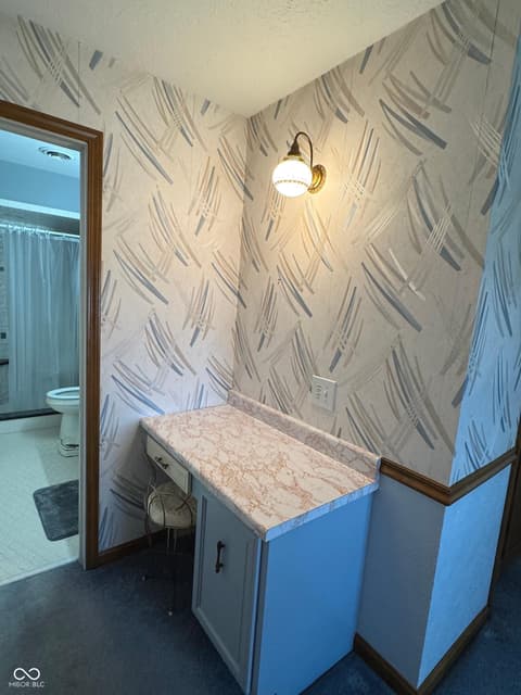 Primary bedroom at 353 E Rivercrest Drive, Rushville, IN