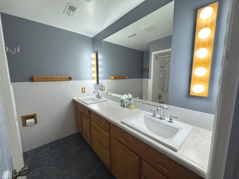 Bathroom at 353 E Rivercrest Drive, Rushville, IN