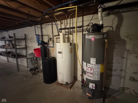 Basement at 353 E Rivercrest Drive, Rushville, IN