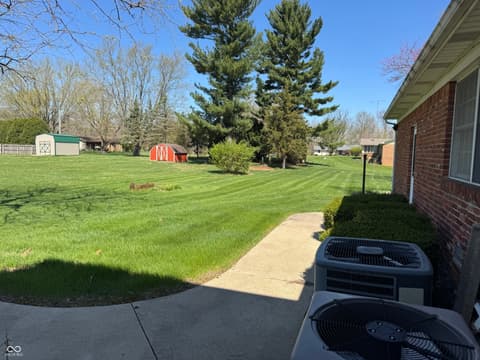 Yard at 353 E Rivercrest Drive, Rushville, IN