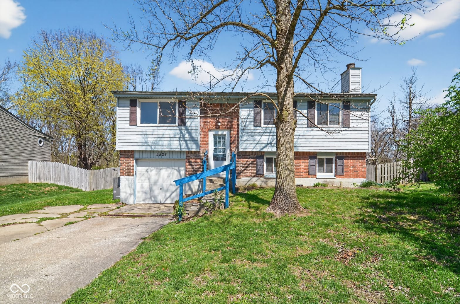 Front exterior at 5528 Dollar Hide North Drive, Indianapolis, IN