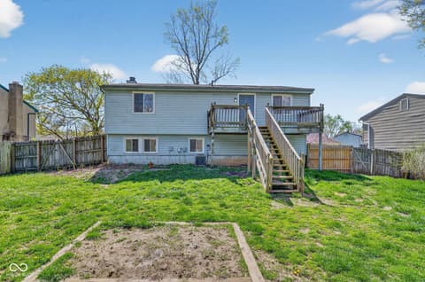 Backyard at 5528 Dollar Hide North Drive, Indianapolis, IN
