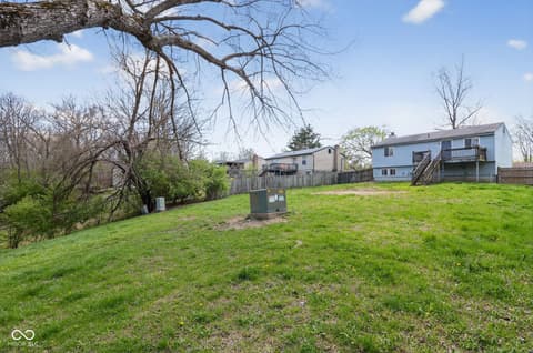 Yard at 5528 Dollar Hide North Drive, Indianapolis, IN