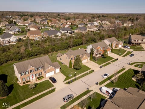 Aerial view at 5828 Sunnyvalle Drive, Bargersville, IN