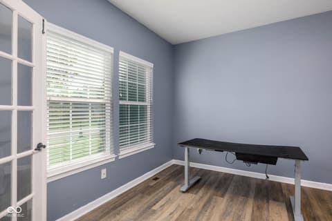 Home office at 5828 Sunnyvalle Drive, Bargersville, IN