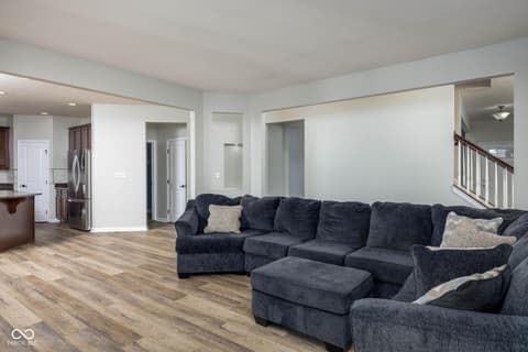 Living room at 5828 Sunnyvalle Drive, Bargersville, IN