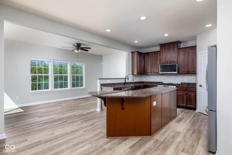 Kitchen at 5828 Sunnyvalle Drive, Bargersville, IN