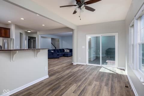Living room at 5828 Sunnyvalle Drive, Bargersville, IN