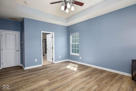 Bedroom at 5828 Sunnyvalle Drive, Bargersville, IN