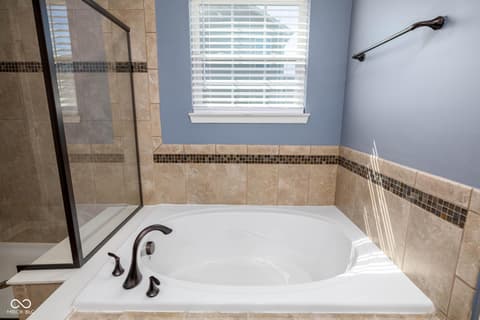 Bathroom at 5828 Sunnyvalle Drive, Bargersville, IN