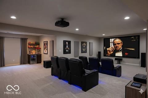 Media Room — 5828 Sunnyvalle Drive, Bargersville, IN