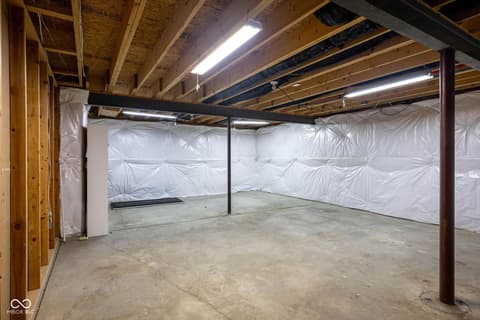 Basement at 5828 Sunnyvalle Drive, Bargersville, IN