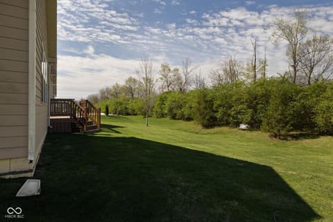 Yard at 5828 Sunnyvalle Drive, Bargersville, IN