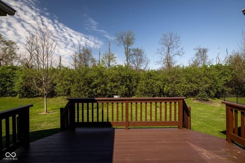 Outdoor living area at 5828 Sunnyvalle Drive, Bargersville, IN