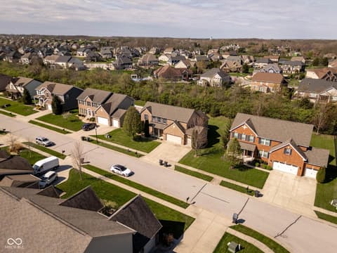 Aerial view at 5828 Sunnyvalle Drive, Bargersville, IN
