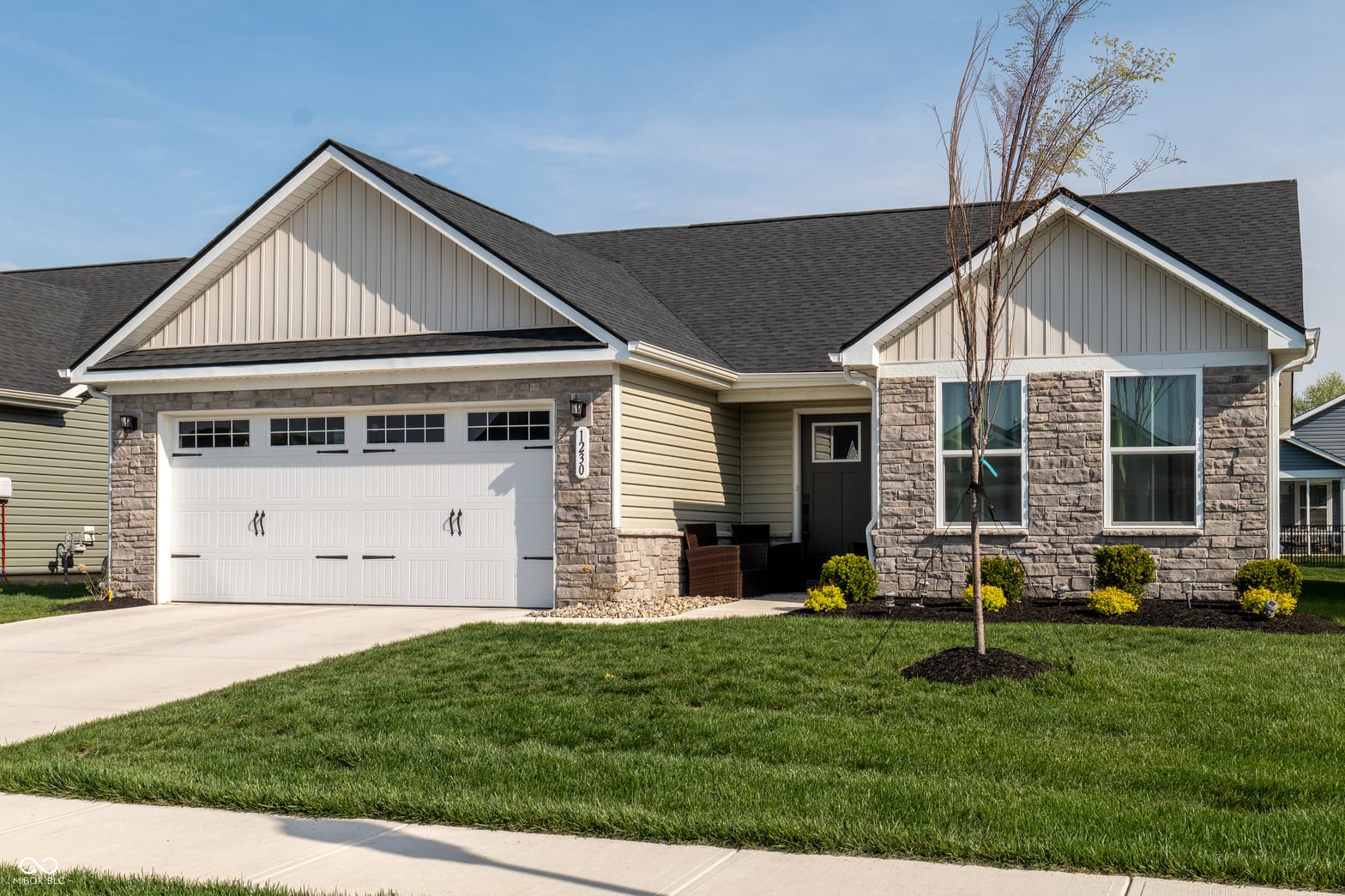Front exterior at 1230 Maumee Court, Greenfield, IN