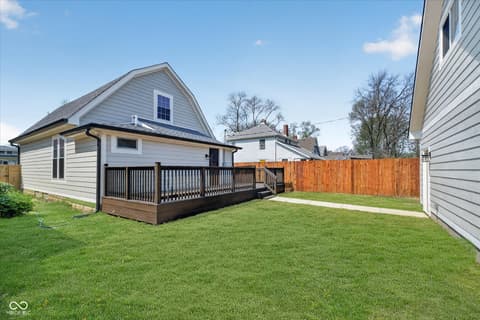 Backyard at 1115 N Gale Street, Indianapolis, IN