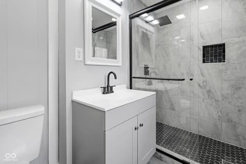 Bathroom at 105 N Sheffield Avenue, Indianapolis, IN