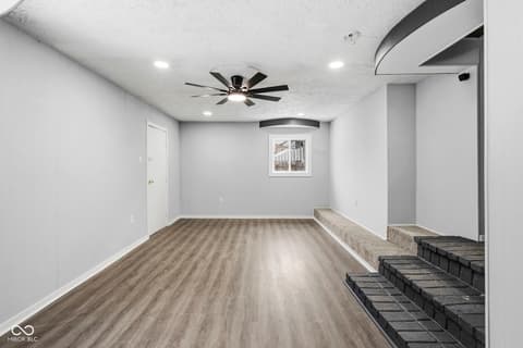 Living room at 105 N Sheffield Avenue, Indianapolis, IN